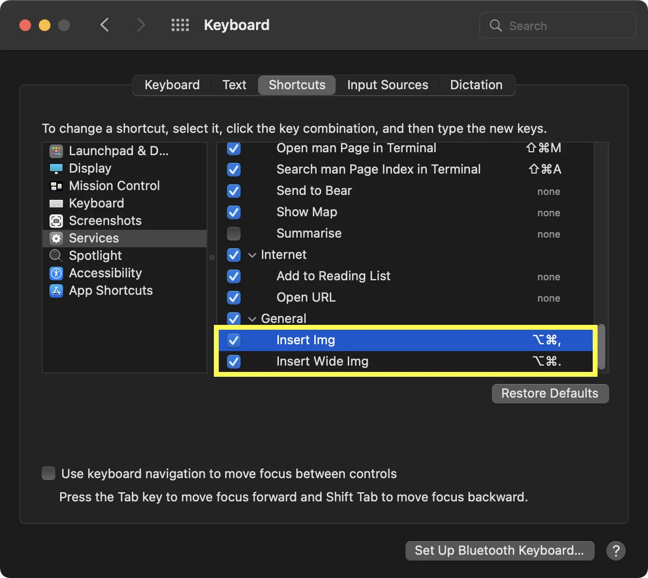 quick-action-keyboard-shortcut