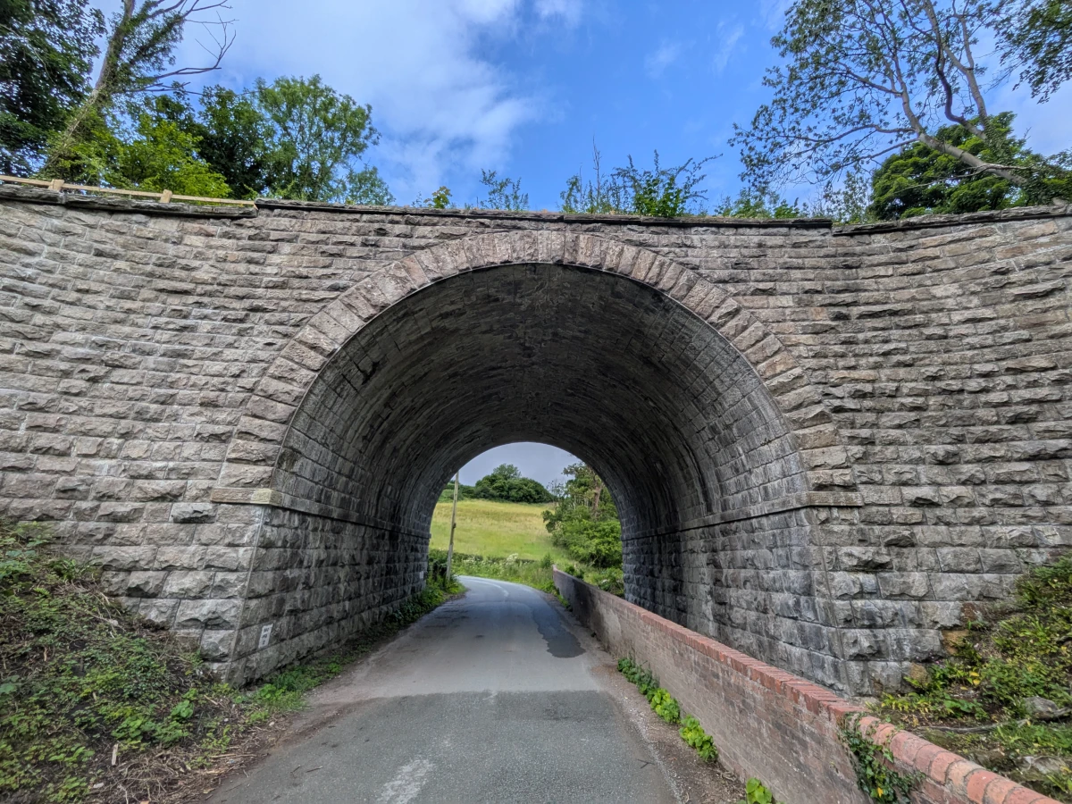 A old and substantial bridge.
